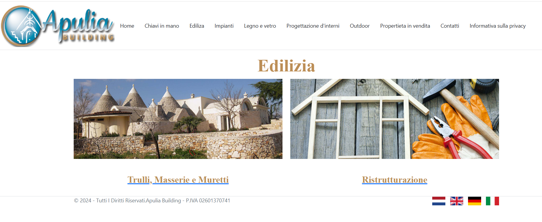 Bouwpagina voorbeeld